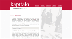 Desktop Screenshot of kapitalo.com.br